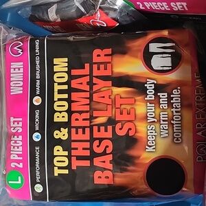 Polar Extreme New & Sealed Ladies Thermal Base Layer 2 Piece Set